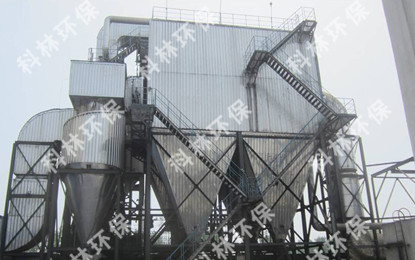 Biomass cyclone dust collector