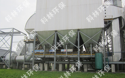 Biomass boiler bag filter